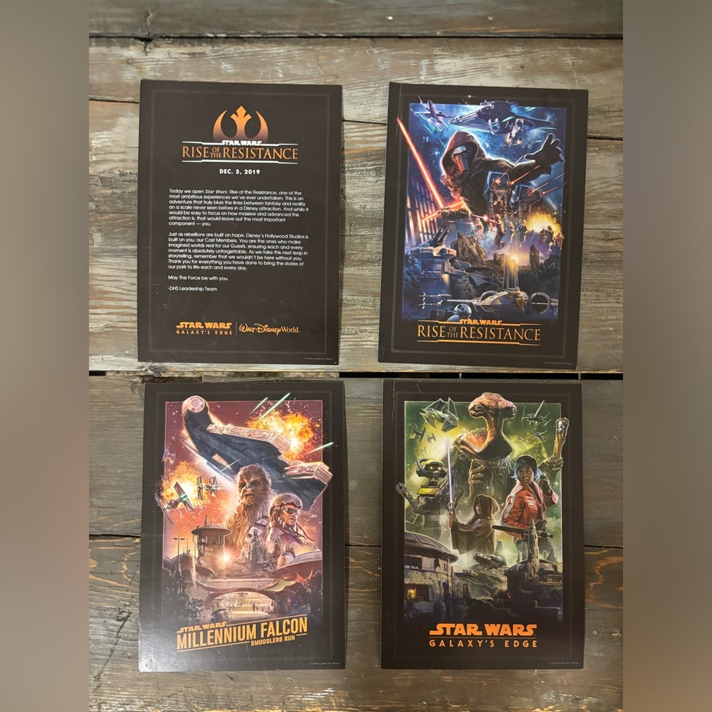Star Wars ART PRINTS **DISNEY’s Hollywood Studios cast member exclusive**